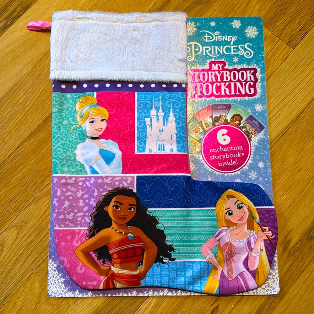 NWT & SEALED - DISNEY PRINCESS Storybook Stocking 👑 📖